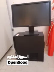  2 windows 7 good condition 1,cpu 2,monitor 3, hp original key board 5,pc all cables, with 4gbram