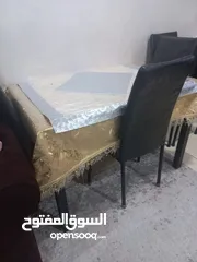  4 سفره 4 كراسي جلد