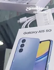  1 جهاز جديد Samsung A15 5G رام 12 جيجا 128 مكفول سنة متوفر توصيل