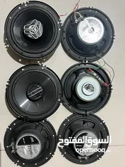  6 professional car door speaker and amp