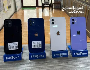  1 متوفر ايفونات 12 الاصلي جيجا 64 و 128  بطارية مشكل أغراضة الأصلية متوفر توصيل