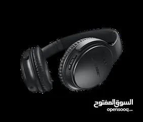  5 سماعات الرأس اللاسلكية Bose QuietComfort 35 QC35 Series II المزودة بخاصية إلغاء الضوضاء - أسود