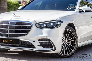  4 Mercedes S450 2022 Amg kit Mild hybrid 4matic    السيارة وارد الشركة و قطعت مسافة 58,000 كيلو