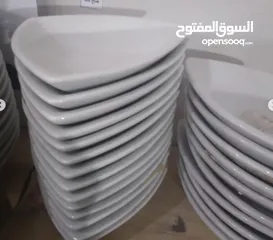  5 تشكيلة صحون تقديم حليبي