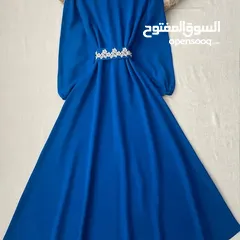  3 فستان ملكي  خامة هوريم دابل تركي 38-40-42-44-46-48