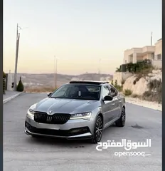  2 skoda superb 2021 Full option سكودا سوبيرب فل إضافات 2021