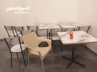  1 عدة مطعم مشاوي استعمال اقل شهر شبه جديد