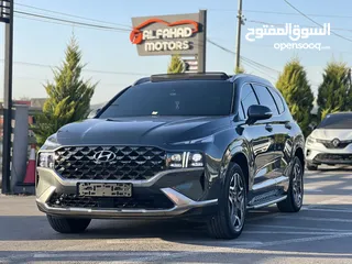  2 هونداي سانتفيه هايبرد 2022  فل اضافات  ون مليون  Hyundai santafi 2022  1M  Hybrid