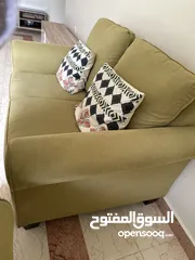  2 Midas Sofa Set like new.. طقم كنب من ميداس الحاله ممتاز جدا من دون اي خدش  يتكون من 3 قطع .