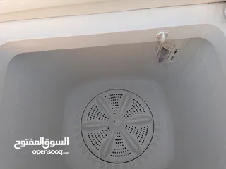  17 غسالة حوضين نوع جنرال ديلوكس 16كيلو ، 10كيلو غسيل و6كيلو تنشيف بحالة الوكالة مش مصلحة،موجودة بالبقعة