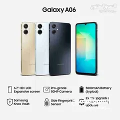  4 SAMSUNG A06 ( 128GB ) / RAM 4 NEW /// سامسونج ايه 06 ذاكرة 128 الرام 4 الجديد