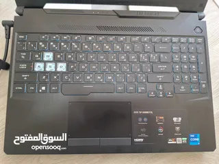  7 لابتوب العاب - سريع جدا   ( Asus tuf F15 ) نظيف مثل الجديد تماما