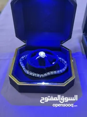  4 خواتم / اساور الماس موزانايت