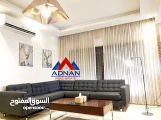  2 عبدون شقة مفروشة بالكامل للإيجار 3 نوم طابق اول