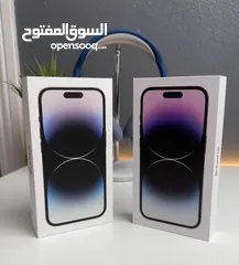  4 iPhone 14 Pro Max 256GB  ايفون 14 برو ماكس 256 جيجا  جديد كفالة شرق اوسط
