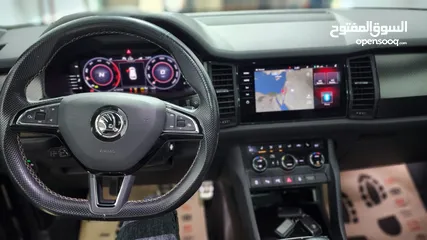  11 سكودا كودياك 2020 Skoda kodiaq spotr line full فتحة سقف بانوراما
