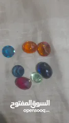  30 احجار كريمه وخواتم واكسسوارات للبيع