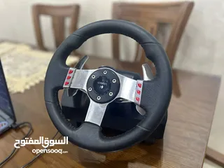  1 ستيرنغ لوجيتك G27 للبيع مع كامل ملحقاته (Logitech G27 Steering wheel)