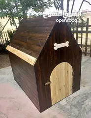  3 أكواخ خشبية وبيوت للحيوانات