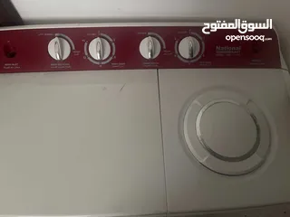  4 غسالة حوضين مستعملة