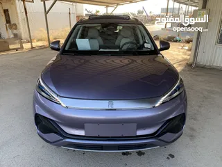  2 BYD Yuan plus 2023 بي واي ديه ايوان بلص صنف شامبيون فل الفل اوتبارك وباب خلفي كهرباء كراسي حامي بارد