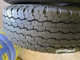  5 جوز 245/70/16 دنلوب ياباني نظيف