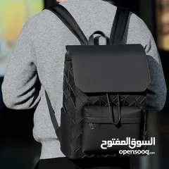  7 Shock Absorbing Waterproof Laptop Backpack with shoulder strap 15.6” -Black حقيبة شنتة لابتوب