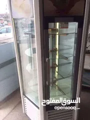  2 ثلاجة عرض بوظه وchez كيك صناعه كوري