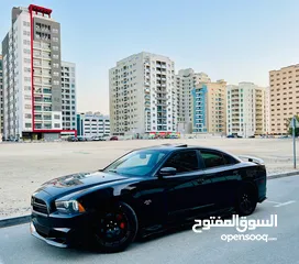  1 DODGE CHARGER 2013 BLACK SRT8 GCC