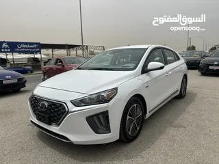  9 هيونداي ايونك هايبرد بلج ان 2020 كرت ابيض فحص كامل حره غير مجمركه