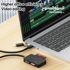  9 TYPE-C+LIGHTIN 8 IN 1 Card Reader