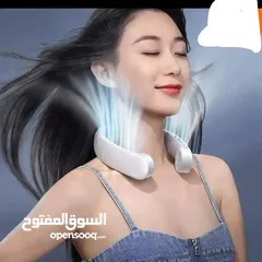  15 مروحة رقبه محموله شحن مروحه توضع على الرقبه تعمل بالشحن