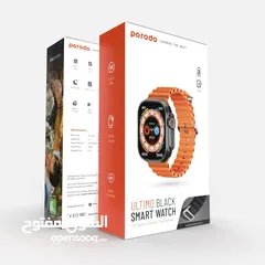  2 Porodo Ultimo Titan Smart Watch - Double Tap Function