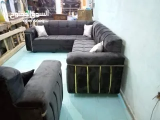  29 كورنرات 9مقاعد حرف L معاه كمان مجوزه بسعر الجملة من مفروشات ماسة لاتردد بل اتصال والحجز