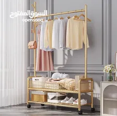  4 ستاند الملابس الذهبي رتّب غرفتك وعِش أجواء الفخامة علّق الجواكت والفساتين بكل أريحية