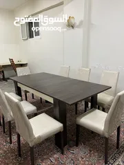  3 طاوله طعام ثمان اشخاص