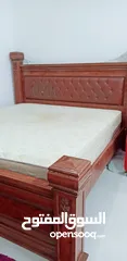  4 King Size Bed with mattess and side table