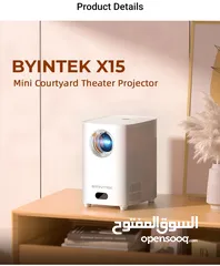  6 جهاز العرض على الحائط بروجكتور من الشركة العملاقة Byintek x15 بجود عالية وميزات ضخمة