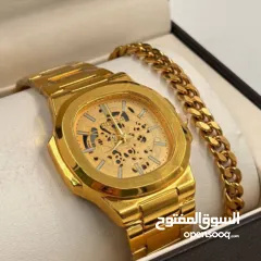  4 بكج شبابي ساعة و اسوارة + علبة كرتون  السعر 130 شيكل الكميه محدوده متوفر توصيل لكافه المناطق