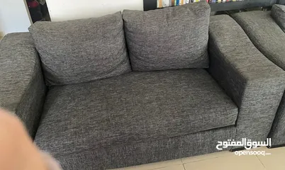  2 طقم كنب أمريكي لغرفة المعيشة مستعمل للبيع