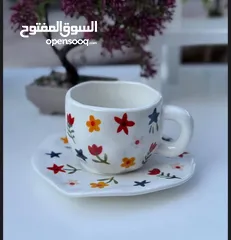  3 أكواب الترند بألوان واشكال مختلفه