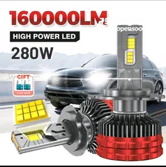  1 لمبات LED بقوة 160000 لومن و280 واط عالي واطي .