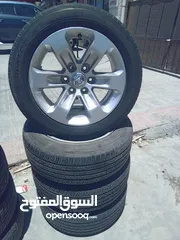  5 مجموعه اطارات و جنطات مستعمله اصليه