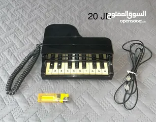  9 تلفونات قرص وتلفونات ارضي (كبسات) مميزة. الاسعار على الصور.