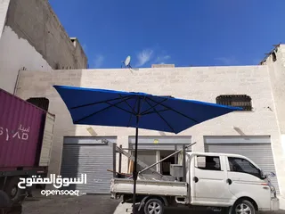  2 مظلة مربعة او دائرية الوان متعددة