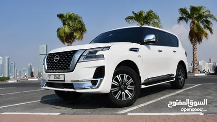  6 Nissan Patrol 2021 Available for Rent