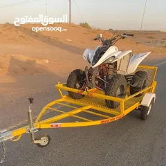  2 Bike trailer hauler قالوصة عربة دراجات 200 rials