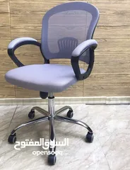  6 كرسي مكتب شبك طبي متحرك او ثابث عدة الوان