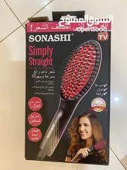  1 Simply Straight Ceramic Brush Hair and wavy machine