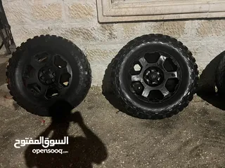  6 جنط فورد f150  لاريت كروم مدهون اسود بحالة الوكاله